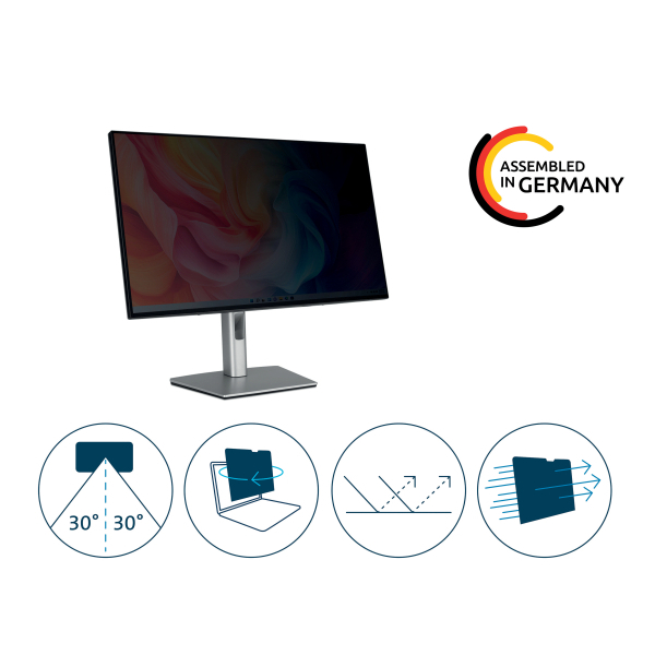 Kensington High Clarity Display-Blickschutzfolie für 54,6 cm (21,5 Zoll)