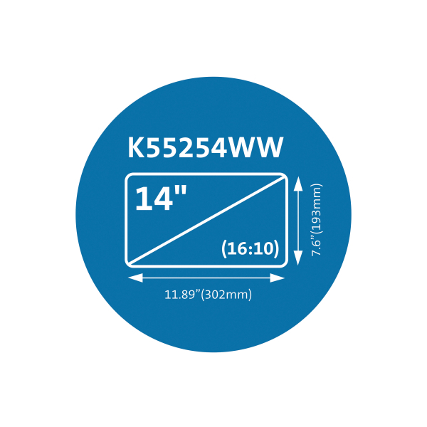 Kensington MagPro™ Display-Blickschutzfolie für 35,6 cm (14,0 Zoll)