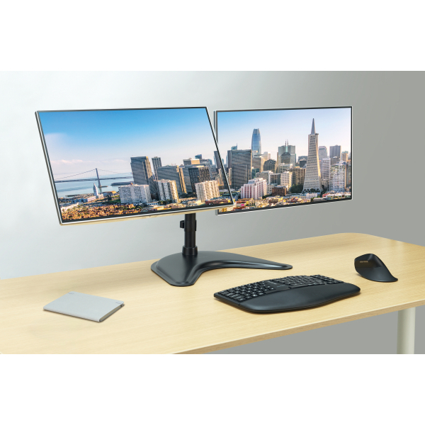 Kensington Monitor-Halterung SmartFit™ Ergo K58271WW schwarz für 2 Monitore, Bodenständer