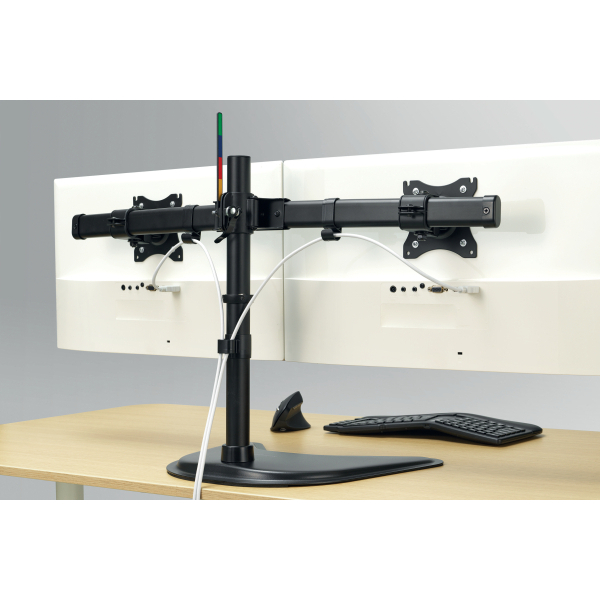Kensington Monitor-Halterung SmartFit™ Ergo K58271WW schwarz für 2 Monitore, Bodenständer