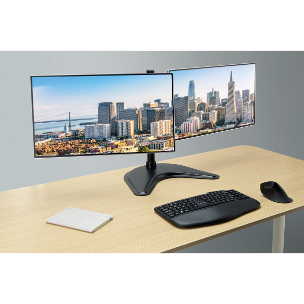 Kensington Monitor-Halterung SmartFit™ Ergo K58271WW schwarz für 2 Monitore, Bodenständer