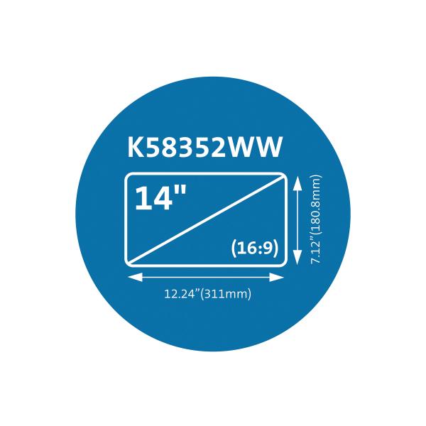 Kensington MagPro Display-Blickschutzfolie für 35,6 cm (14,0 Zoll)