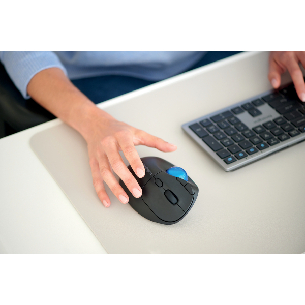 Kensington Pro Fit® Ergo TB450 Trackball kabellos blau, schwarz
