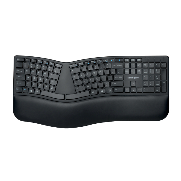 Kensington Pro Fit® ergonomische Tastatur kabellos schwarz