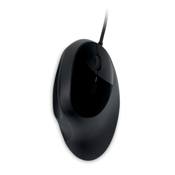 Kensington Pro Fit® Ergo Maus ergonomisch kabelgebunden schwarz