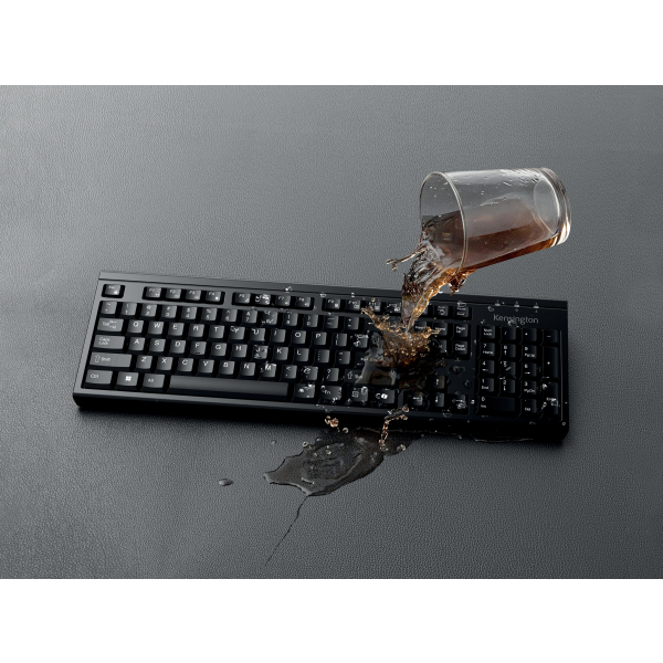 Kensington KM270 EQ Tastatur-Maus-Set kabellos schwarz