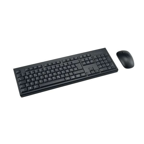 Kensington KM150 EQ Tastatur-Maus-Set kabellos schwarz