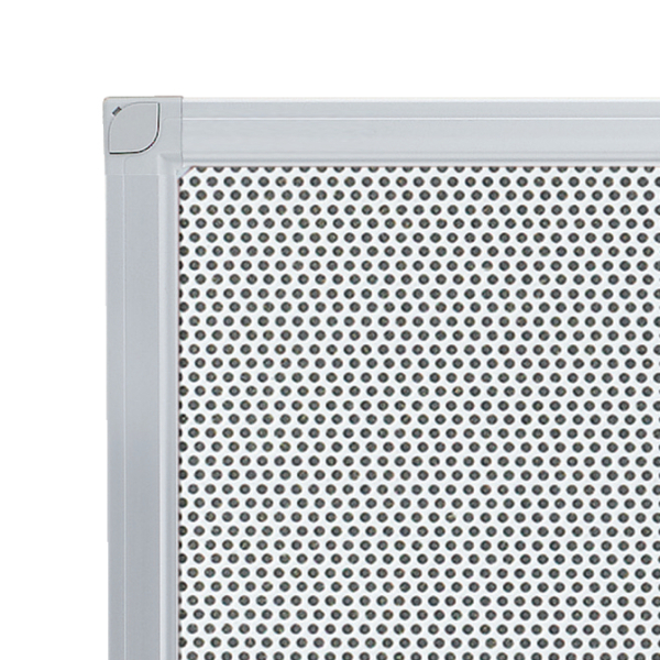 FRANKEN Magnetpinnwand Pin'n'Mag X-tra! Line 60,0 x 45,0 cm Metallgitter silber
