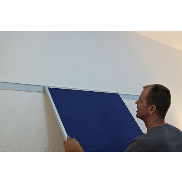 FRANKEN Pinnwand PRO 150,0 x 100,0 cm Textil blau