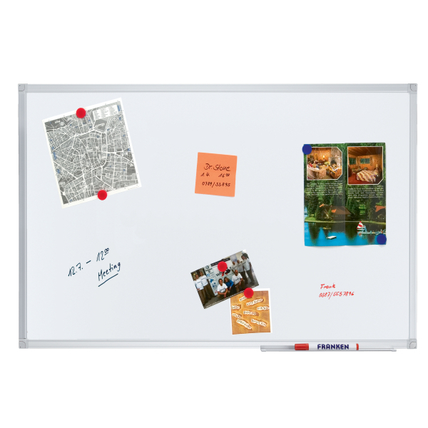 FRANKEN Whiteboard X-tra!Line SC3112 60,0 x 45,0 cm weiß lackierter Stahl