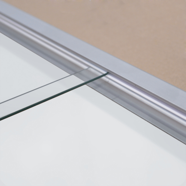 FRANKEN Schaukasten PRO silber 24x DIN A4 184,0 x 4,6 x 99,0 cm, 1 St.
