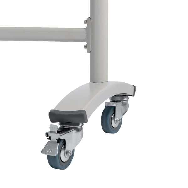 FRANKEN mobiles Whiteboard 120,0 x 90,0 cm weiß emaillierter Stahl