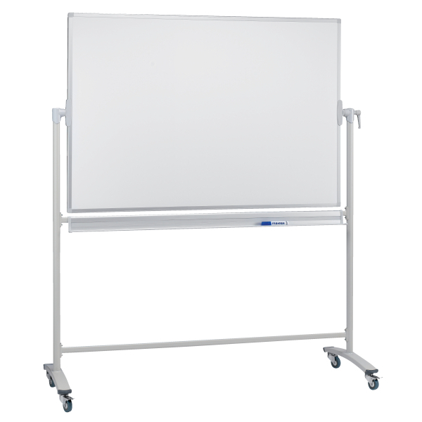 FRANKEN mobiles Whiteboard 180,0 x 120,0 cm weiß emaillierter Stahl
