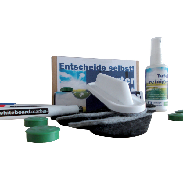 FRANKEN Glas-Magnettafel Zubehör-Set U-Act! Line® 21 Teile